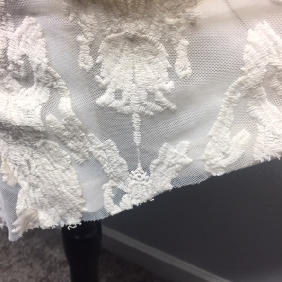 NWT! MODERN VINTAGE Boho Lace Knee-Length Dress - Picture 5 of 7